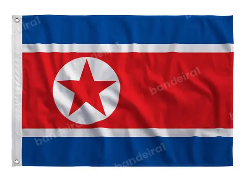 Bandeira da Coreia do Norte